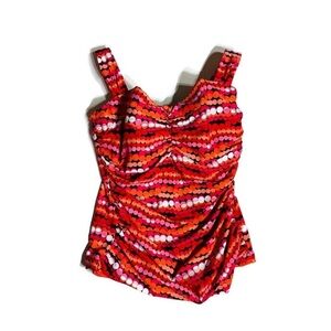 PROFILE by Gottex Womens Sweetheart Cup Sized 40D Tankini Top